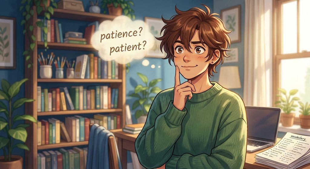 patientとpatienceの違いを整理