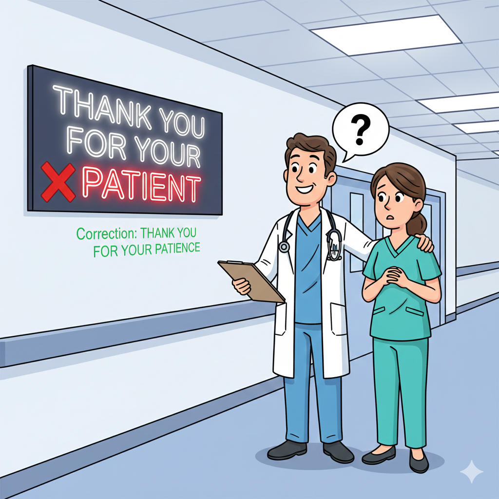 紛らわしい単語、patientとpatience