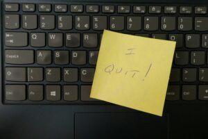 「退職」にまつわる単語を紹介します